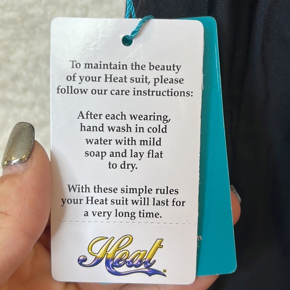 NWT Heat Womens Swimwear Moon Dust Ruched Front Panel One Piece SIZE XL - Picture 3 of 7